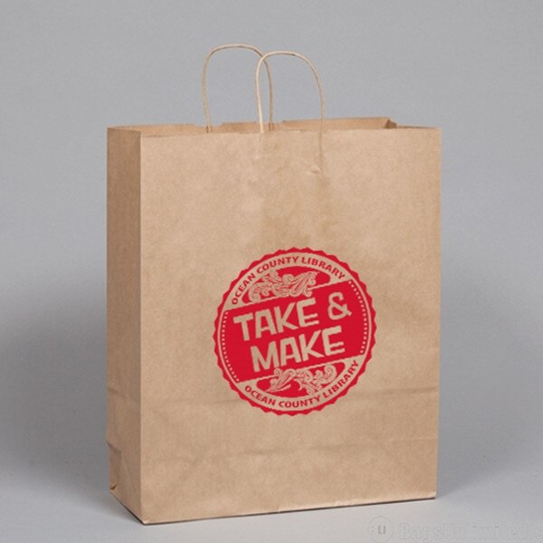 Natural Kraft Paper Custom PRINTED
